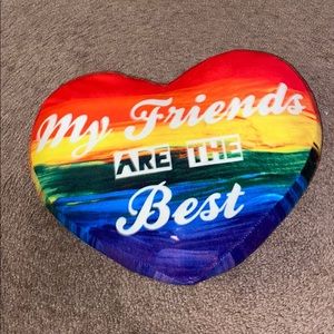 Heart shaped pillow